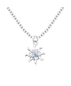 Lovely Sun Silver Necklace SPE-5761